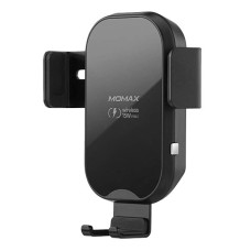 Автотримач Momax CM16D Q.Mount Smart 3 Auto-clamp Wireless Charging Car Mount, Чорний