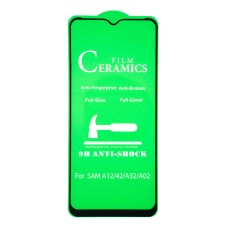 Захисна плівка Samsung A022 Galaxy A02, A125 Galaxy A12, A326 Galaxy A32, M127 Galaxy M12, Ceramic, Чорний