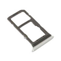 Слот SIM-карты (лоток) Samsung G935FD Galaxy S7 EDGE Duos, Серебряный