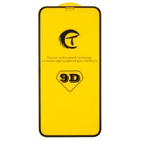 Защитное стекло Apple iPhone 11, iPhone XR, Full, 3D, Черный