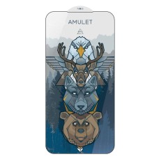 Захисне скло Apple iPhone 12, iPhone 12 Pro, AMULET HD Antistatic, 2.5D, Чорний