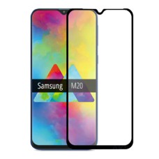 Захисне скло Samsung M205 Galaxy M20, Glass Full, 3D, Чорний