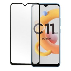 Захисне скло Realme 5, Realme C11, Realme C12, Realme C15, Full, Чорний