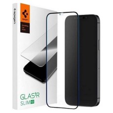 Захисне скло Apple iPhone 12 Pro Max, Spigen, Чорний