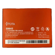 Акумулятор Xiaomi Redmi Note 2, TOTA, BM45, (High quality)