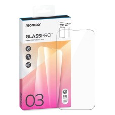 Захисне скло Apple iPhone 13, iPhone 13 Pro, Momax Glass Pro+, 2.5D, Чорний