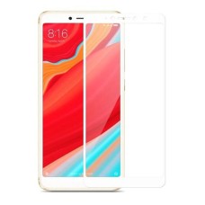 Захисне скло Xiaomi Redmi 6, Redmi 6a, Full Cover, 3D, Білий