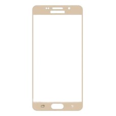 Захисне скло Samsung A310 Galaxy A3 Duos, Full Screen, 3D, Золотий