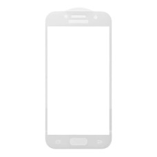 Захисне скло Samsung A320 Galaxy A3 Duos, Full Screen, 3D, Білий