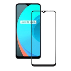 Захисне скло Realme C11, Glass Full, 3D, Чорний