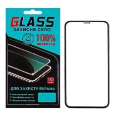 Захисне скло Apple iPhone 11, iPhone XR, F-Glass, 4D, Чорний