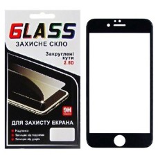 Захисне скло Apple iPhone 6 Plus, iPhone 6S Plus, F-Glass, 5D, Чорний