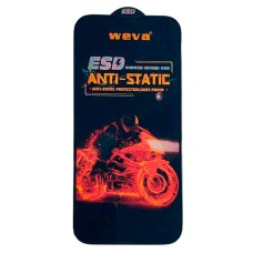 Захисне скло Xiaomi Poco C61, Redmi A3, Weva ESD Anti-Static, Чорний