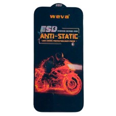 Захисне скло Xiaomi Redmi Note 8 Pro, Weva ESD Anti-Static, Чорний