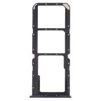 Слот SIM-карты (лоток) OPPO A74, с разъемом карты памяти, Черный