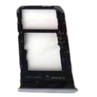Слот SIM-карты (лоток) Vivo Y53s 5G, с разъемом карты памяти, Серебряный