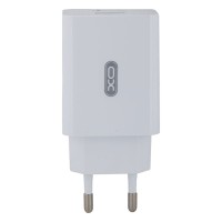 Мережевий зарядний пристрій XO L36 QC3.0, MicroUSB, з кабелем, Білий