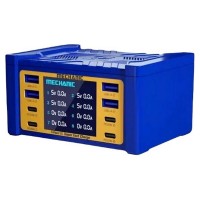 Сетевое зарядное устройство Mechanic V-Power 8S, синий