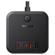 Сетевое зарядное устройство Baseus E00066400117-00 PowerCombo Cube Power Strip, Черный