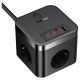 Сетевое зарядное устройство Baseus E00066400117-00 PowerCombo Cube Power Strip, Черный
