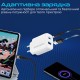 Мережевий зарядний пристрій Promate BiPlug-2, Білий