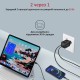 Мережевий зарядний пристрій Promate PowerPort-33, Чорний