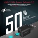 Мережевий зарядний пристрій Promate PowerPort-33, Чорний