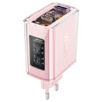 Сетевое зарядное устройство Acefast A45 Sparkling, Розовый
