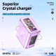 Мережевий зарядний пристрій Acefast A45 Sparkling, Бірюзовий