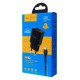 Сетевое зарядное устройство Hoco N25 Maker, с кабелем, MicroUSB, Черный