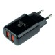 Сетевое зарядное устройство Ridea RW-21011 Element Duo, 2.1 A, Черный