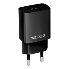 Мережевий зарядний пристрій Walker WH-26, MicroUSB, і кабелем, 2.1 A, Чорний