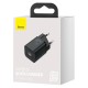 Мережевий зарядний пристрій Baseus CCSP020101 Super Si, Чорний