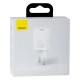 Сетевое зарядное устройство Baseus CCSUP-B02 PD, 3.0 A, Белый