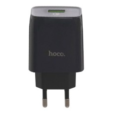 Мережевий зарядний пристрій Hoco C72Q Glorious QC3.0, 3.0 A, Чорний