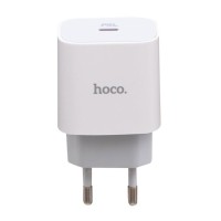 Мережевий зарядний пристрій Hoco C76A Plus Speed PD+QC3.0, Білий