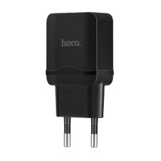 Мережевий зарядний пристрій Hoco C11, MicroUSB, і кабелем, 1.0 A, Чорний