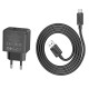 Сетевое зарядное устройство Hoco CS12A Ocean, с кабелем, MicroUSB, Черный