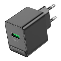 Сетевое зарядное устройство Borofone BAS12A Erudite, Черный
