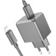 Мережевий зарядний пристрій Hoco CS11A, MicroUSB, з кабелем, Чорний