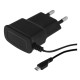Мережевий зарядний пристрій 7 Star, MicroUSB, Чорний