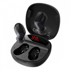 Навушники бездротові Baseus NGWM01P-01 Encok True Wireless Earphones WM01 Plus, Чорний