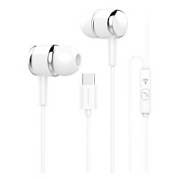 Наушники проводные WUW R179, С микрофоном, Белый