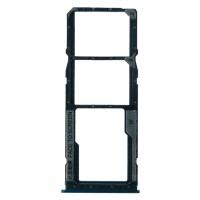 Слот SIM-карты (лоток) Xiaomi Redmi 12C, с разъемом карты памяти, Синий