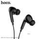 Навушники провідні Hoco M111 Pro, З мікрофоном, Чорний