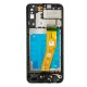 Дисплей Samsung A042 Galaxy A04e, (High quality), з сенсором, з рамкою, IPS, Чорний