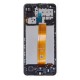 Дисплей Samsung M127 Galaxy M12, (Original), з сенсором, з рамкою, IPS, Чорний