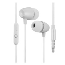Навушники провідні Borofone BM57 Platinum, з мікрофоном, Срібний