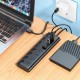 Перехідник Hoco HB40, USB, Чорний