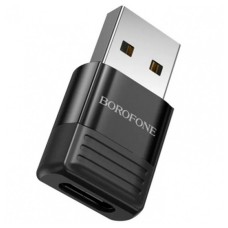 Перехідник Borofone BV18, USB, Type-C, Чорний